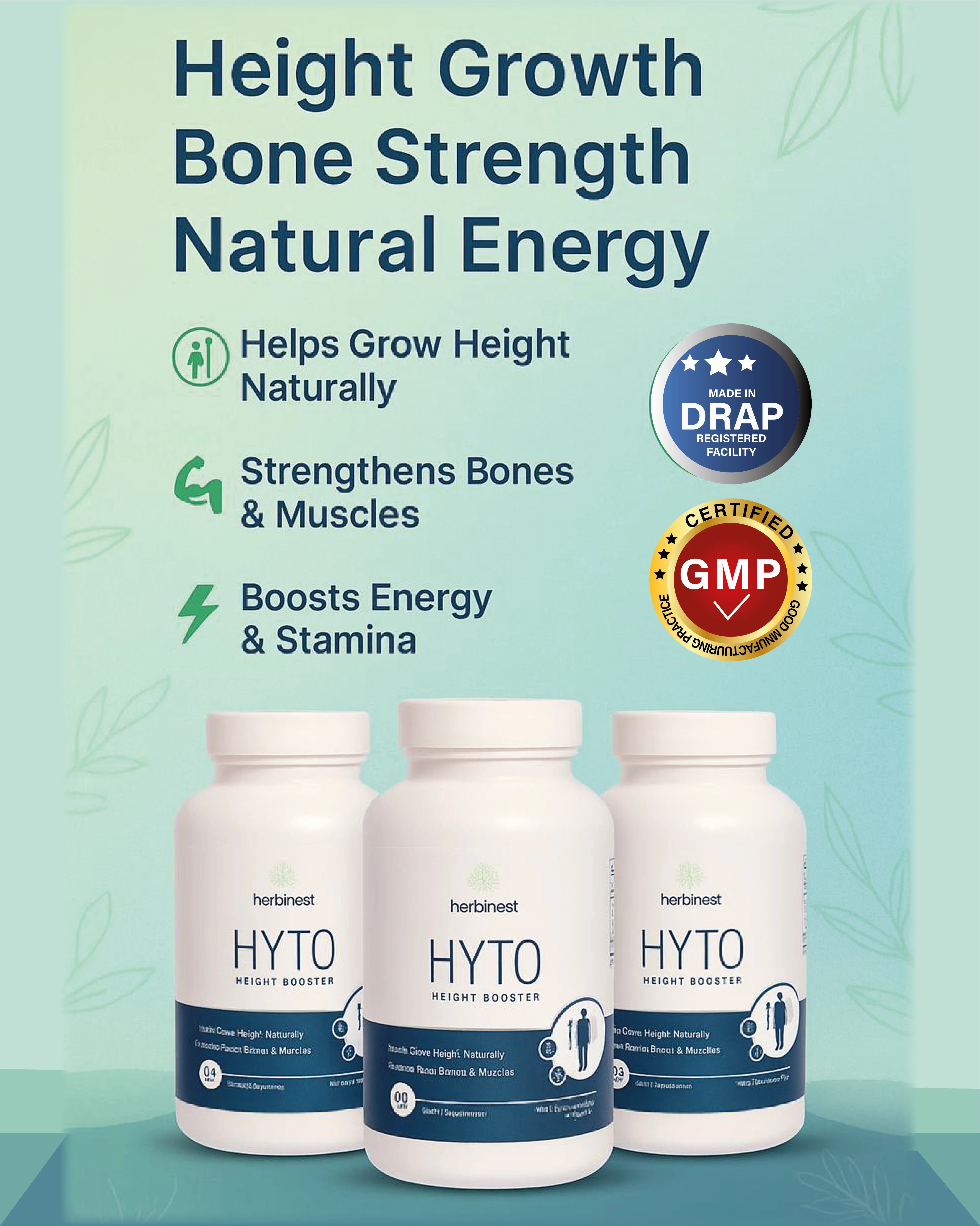 Pack of 3 Hyto (Height Booster)