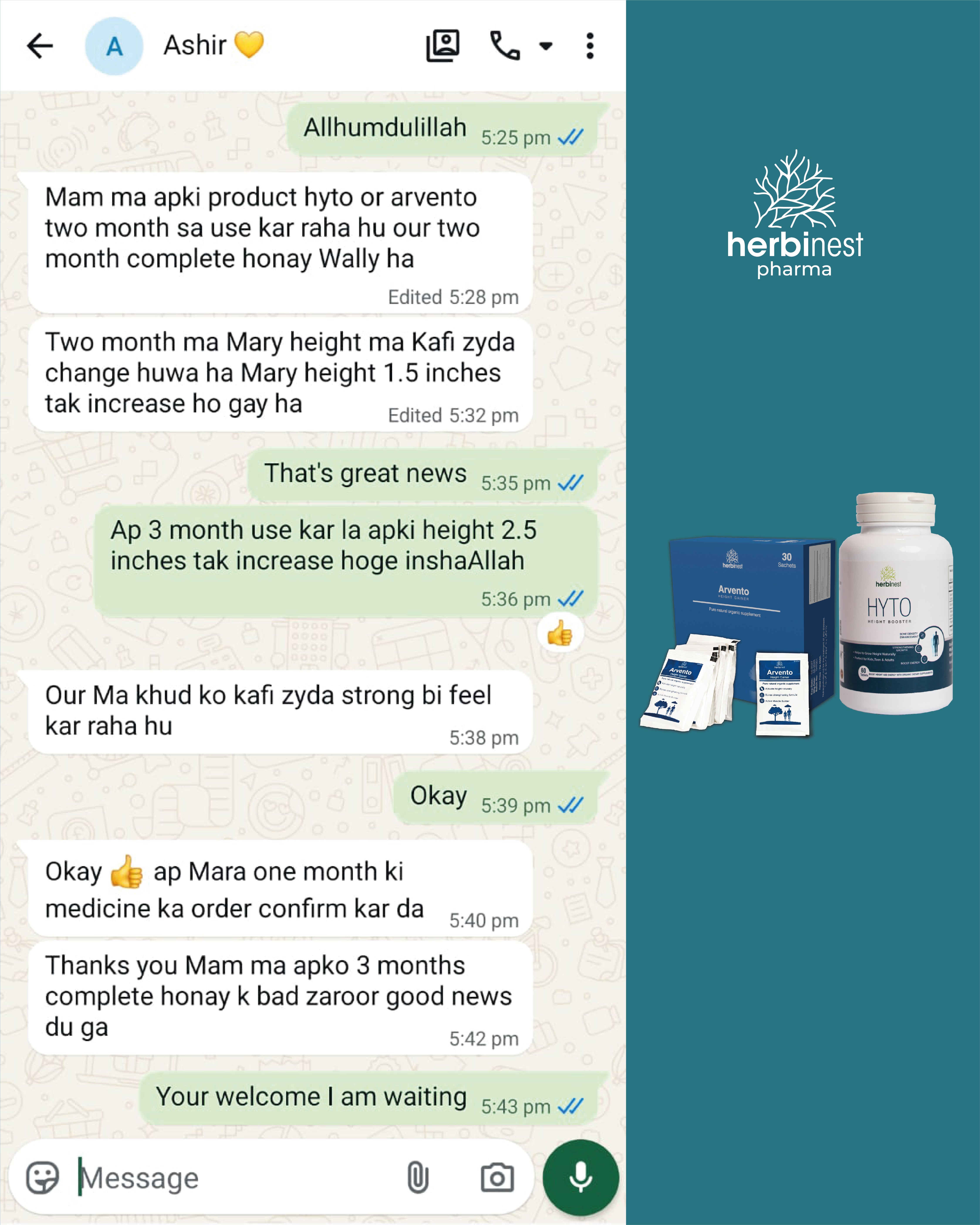 Hyto+Arvento (90 days height transformation program)